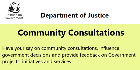 Post preview - Invitation from the Department of Justice for comments on Guardianship law changes