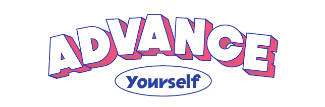 logo with the words Asvance yourself